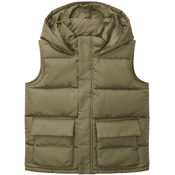 TOM TAILOR Vest Dusty Olive Green 