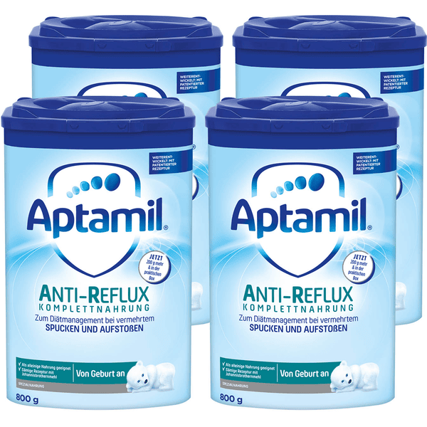 Aptamil Komplettnahrung Anti-Reflux 4 x 800 g ab der Geburt