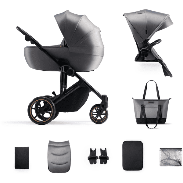 Kinderkraft Kombikinderwagen PRIME 2 2 in 1 Shadow Grey