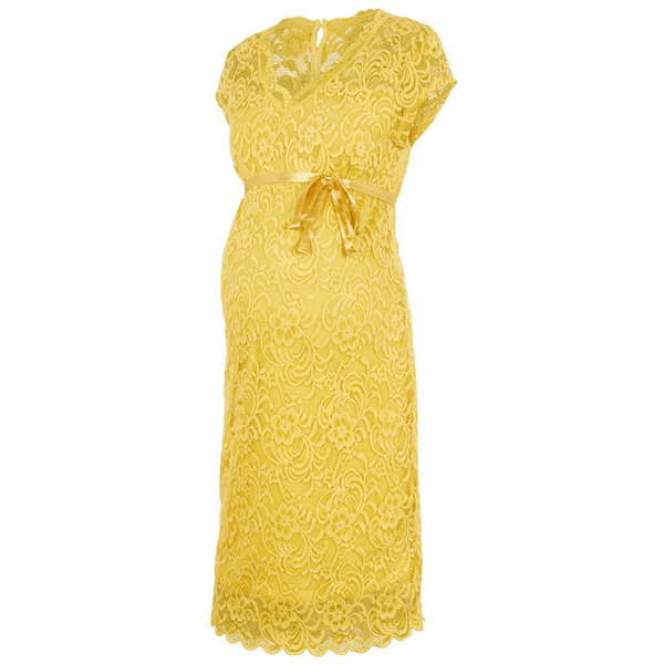 mama;licious Vestido de maternidad MLNEWMIVANA Cream Oro