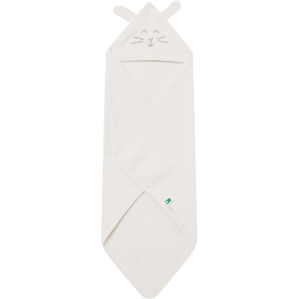 kindsgard Badehåndkle med hette torvselyg hvit
