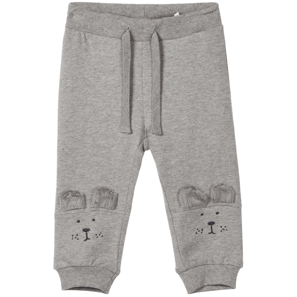 name it Sweatbroek Uxobe grijs melange 