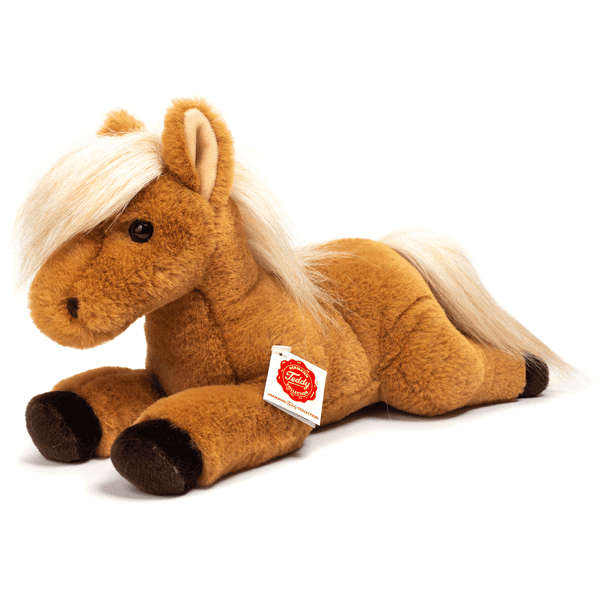 Teddy HERMANN® Peluche cheval couché 34 cm