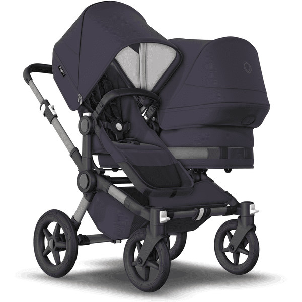 bugaboo Poussette duo combinée 2en1 Donkey 5 Duo complète Graphite/Dark Navy
