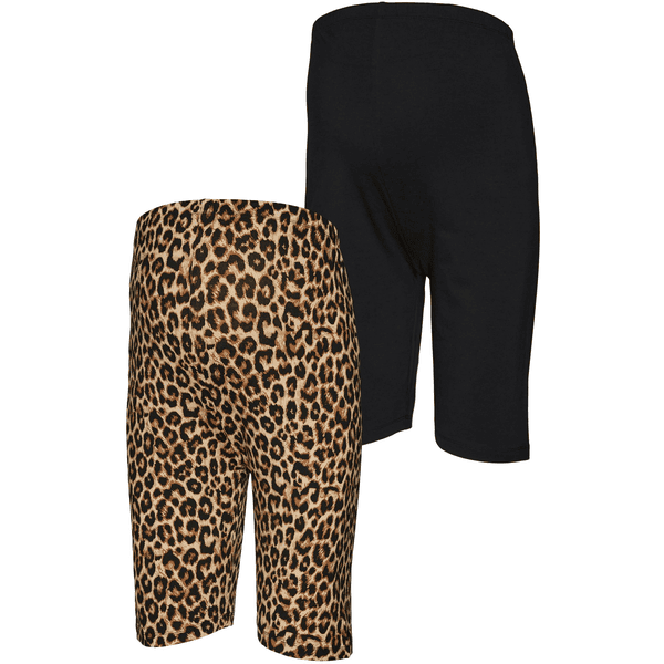 mama;licious Maternidad shorts MLEMMA 2-pack Black / Leo