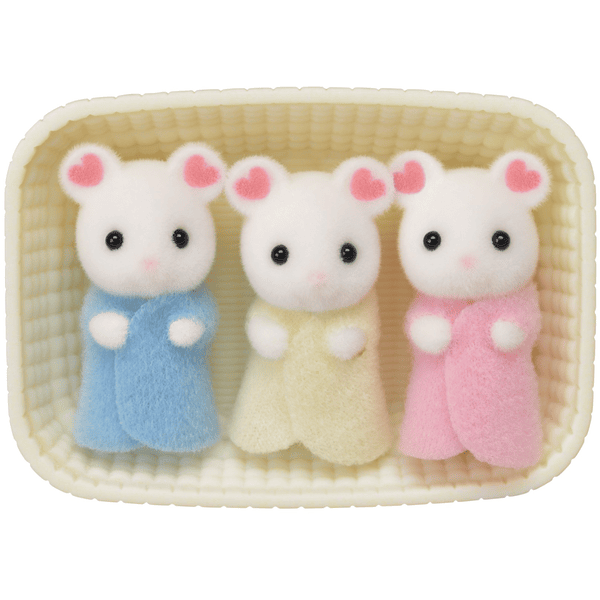 Sylvanian Families ® Minipoppen Marshmallow muizen drieling 