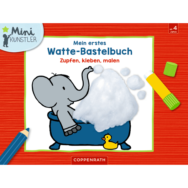 COPPENRATH Mein 1. Watte-Bastelbuch - Zupfen, kleben, malen (Mini-Künstler)
