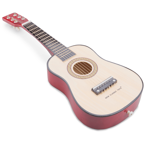 Guitare pour enfants en bois naturel