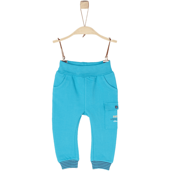 s.Oliver Boys Sweatbroek turquoise