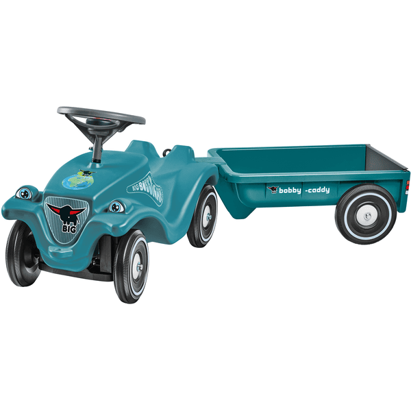 BIG Porteur enfant Bobby Car Classic Eco 2.0 et remorque