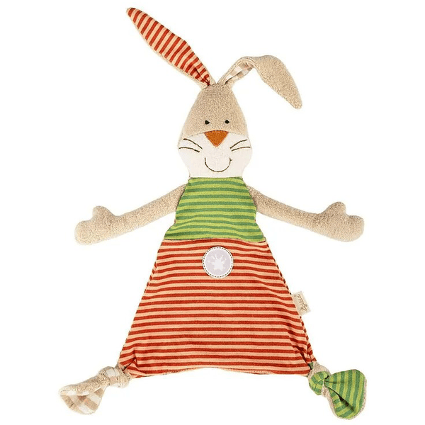 sigikid® Schnuffeltuch Hase braun gestreift Vanilla