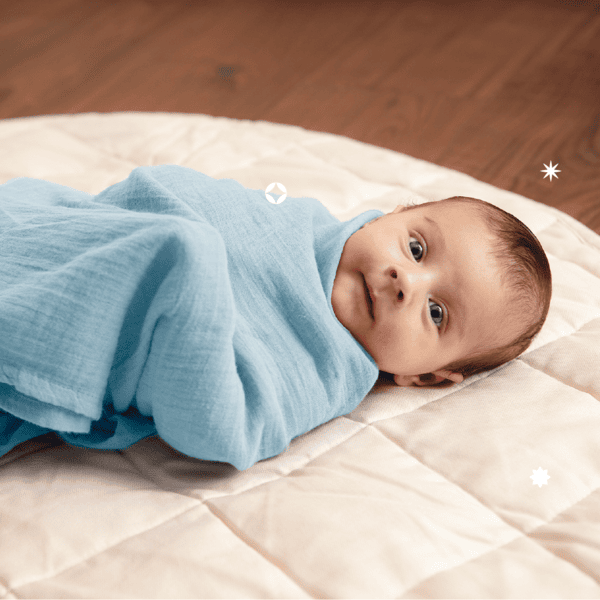 KOALA BABY CARE ® Pannolino di garza Soft Touch 120 x 120 cm Confezione da  2 pezzi - blu 
