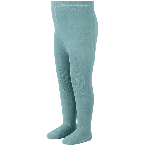 Sterntaler Collants pour ramper unis vert clair