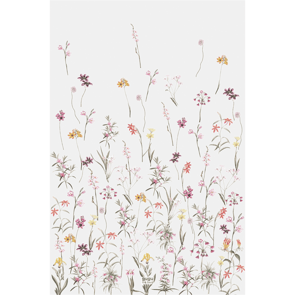 gugu the hero Spielmatte aus Naturkautschuk Flower Garden 118 x 180 cm