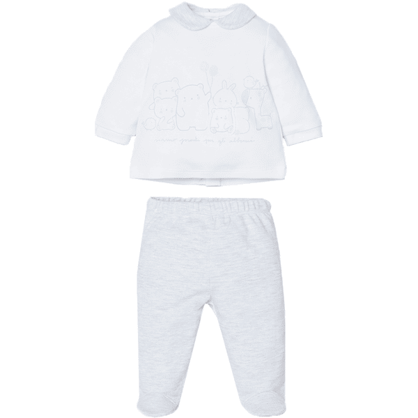 OVS Conjunto infantil camiseta y leotardos Grey Melange