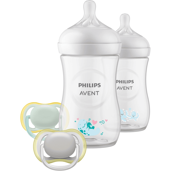 Nuevo Set de biberones de vidrio natural Philips Avent