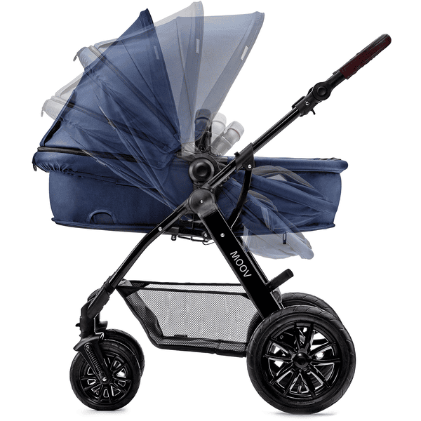 Kinderkraft Kombikinderwagen 3 in 1 Moov Navy 