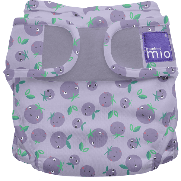 Bambino Mio Cloth Diaper mioduo All-in-Two, Cheerful Blueberry