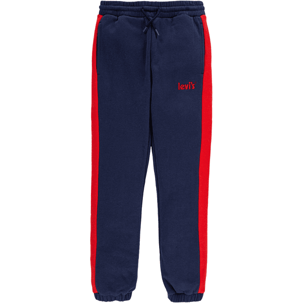 Levi's® pantalon de jogging bleu foncé/rouge