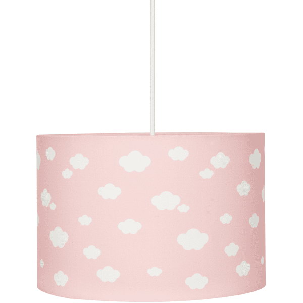 LIVONE Lámpara colgante Happy Style para niños Cloud 7 rosa/blanco