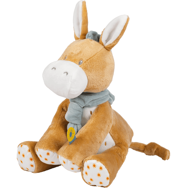 Nattou Peluche âne Léo beige