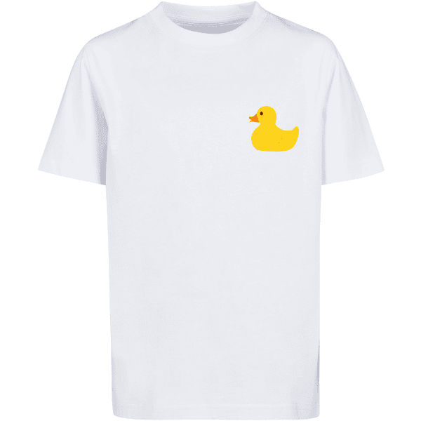 F4NT4STIC T-Shirt Yellow Duck UNISEX Rubber TEE weiß
