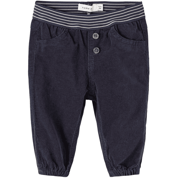 name it Pantaloni di velluto a coste Nbmbob Dark Sapphire