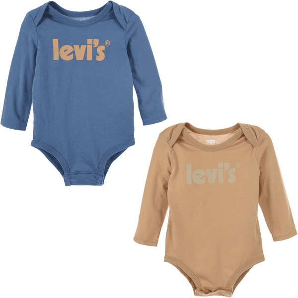 Levi's®2 confezione Bodies blu/tofu