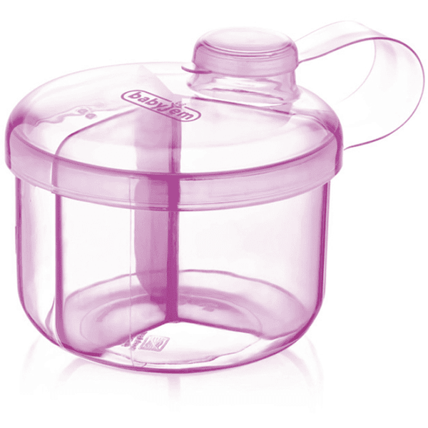 babyJem Contenitore per latte in polvere rosa 