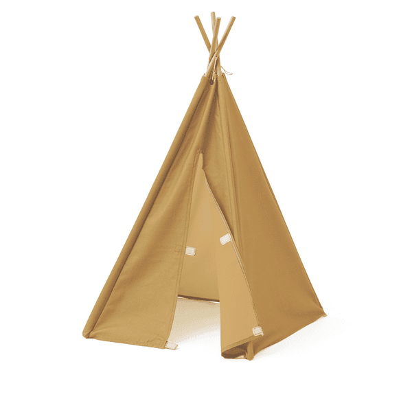 winnen Monet Ramen wassen Kids Concept ® Tipi Tent Mini H 75 cm geel | pinkorblue.nl