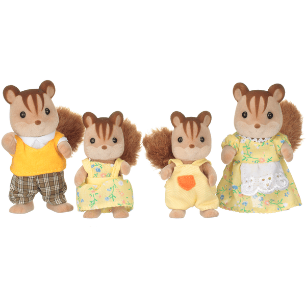 Sylvanian Families® Familie - Valnøtt Ekorn Familie Knacks