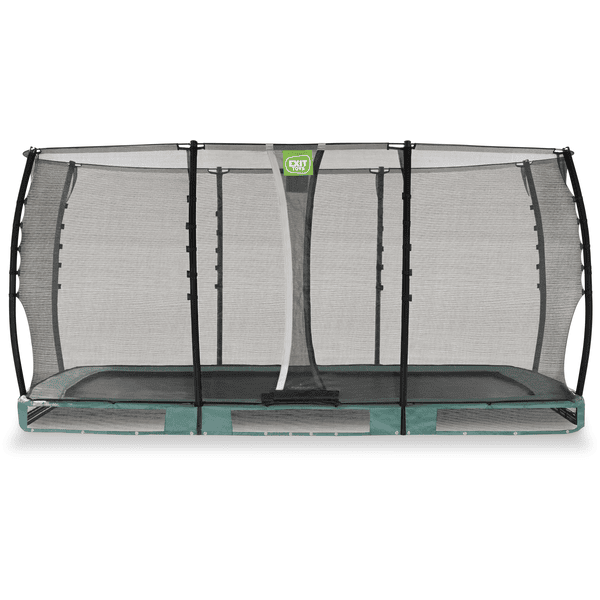 EXIT Allure Class ic ground trampolina 244x427cm - zielona