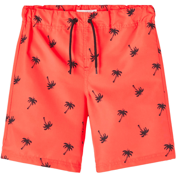 name it Pantaloncini da bagno Nmmzokol Hot Coral