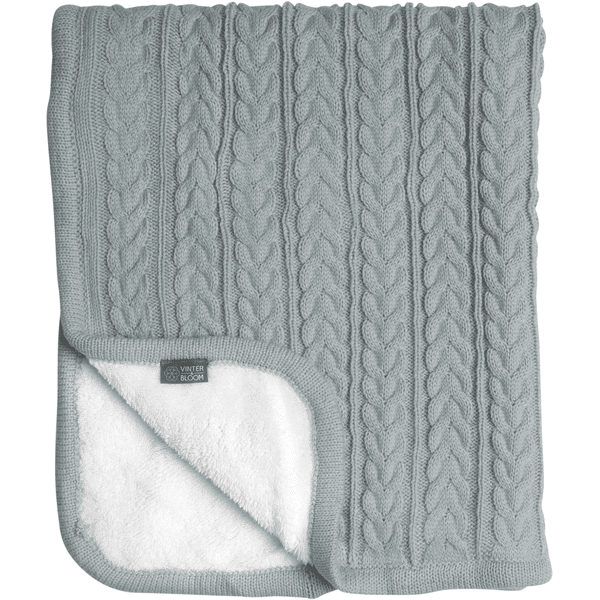 VINTER&BLOOM Kuscheldecke Cuddly Sage Green