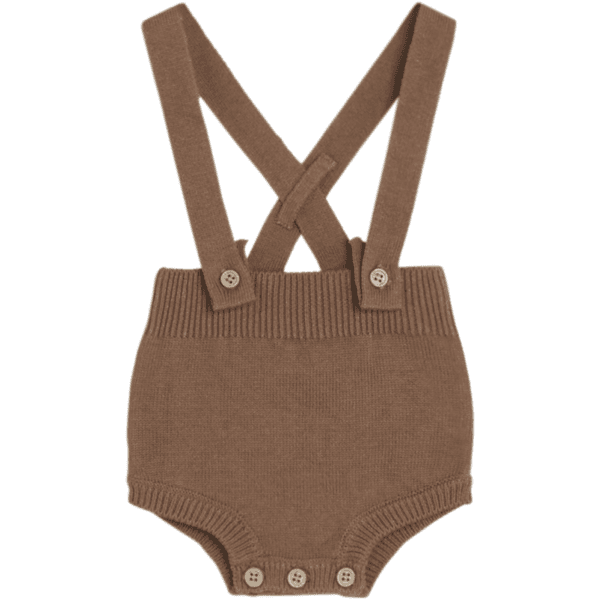 Hust & Claire Gebreide Romper Malone Mocca