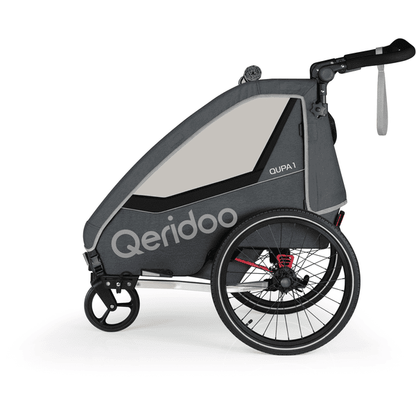 Qeridoo® Remorque de vélo enfant Sportrex1 édition limitée Forest