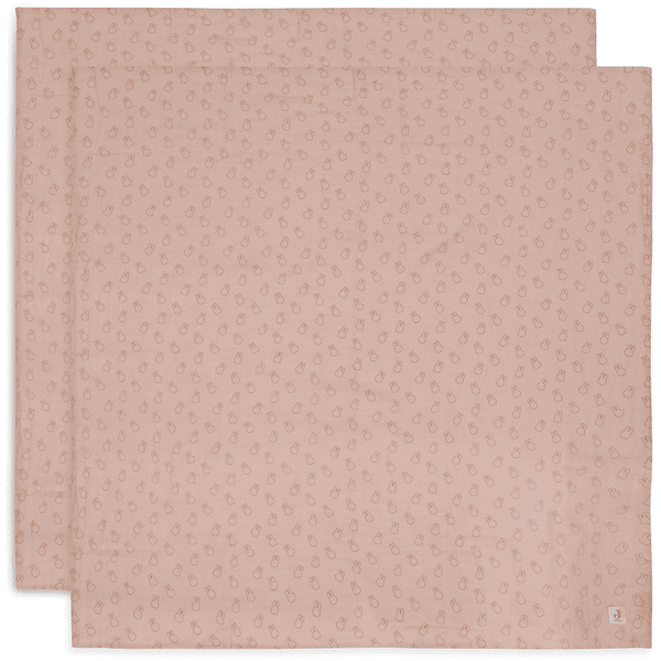 jollein Musliinivaipat Miffy Silhouettes Wild Rose 2-pack 115x115cm