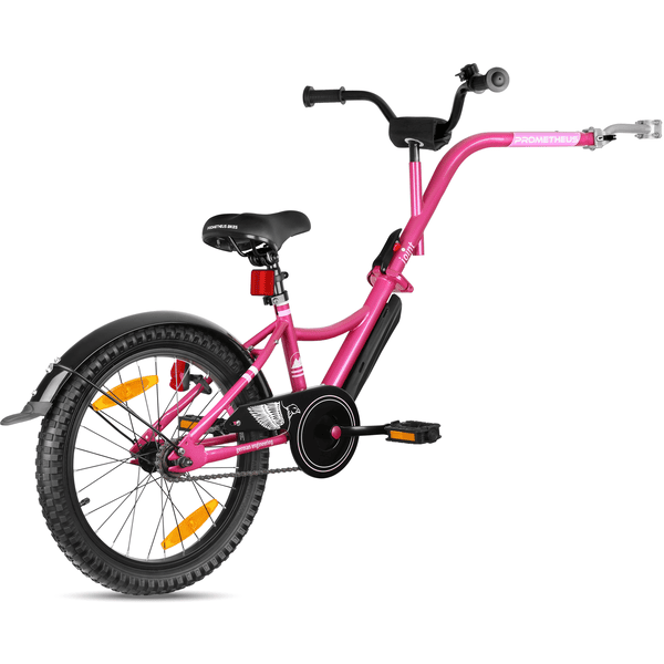 PROMETHEUS BICYCLES ® Remolque bicicleta tándem 18 pulgadas rosa 