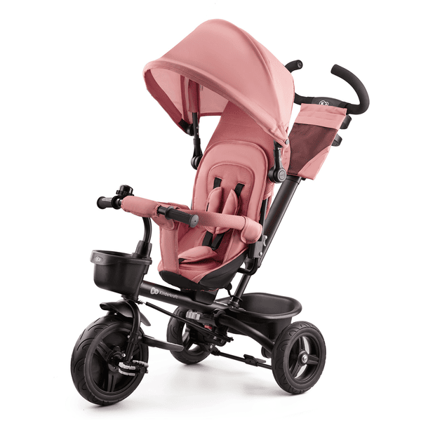 Kinderkraft 6 in 1 Dreirad Aveo, Rose pink