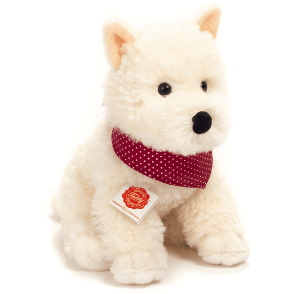 Teddy HERMANN ® Peluche perro Westhighland Terrier 30 cm