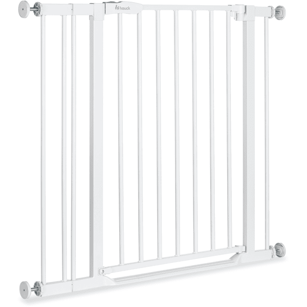 hauck Pack barrière de sécurité enfant Clear Step 2 extension 9 cm White