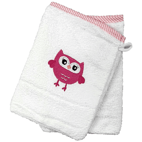HÜTTE &amp; CO Rękawice do prania 2 pack Owl white
