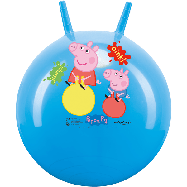 John® Ballon sauteur gonflable enfant Peppa Pig, 45-50 cm