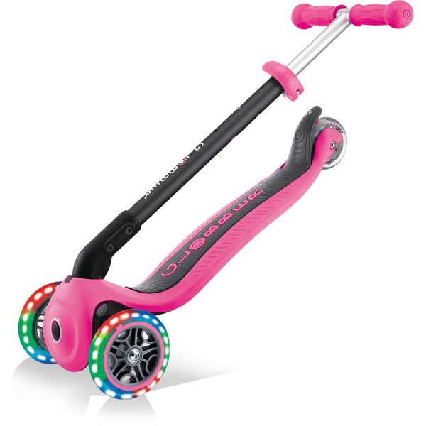 Patinete Globber Go Up 4 en 1 Lights Rosa