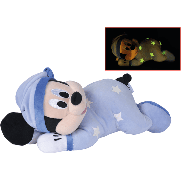 Simba Disney Goodnight Mickey GID Plyšák 30cm