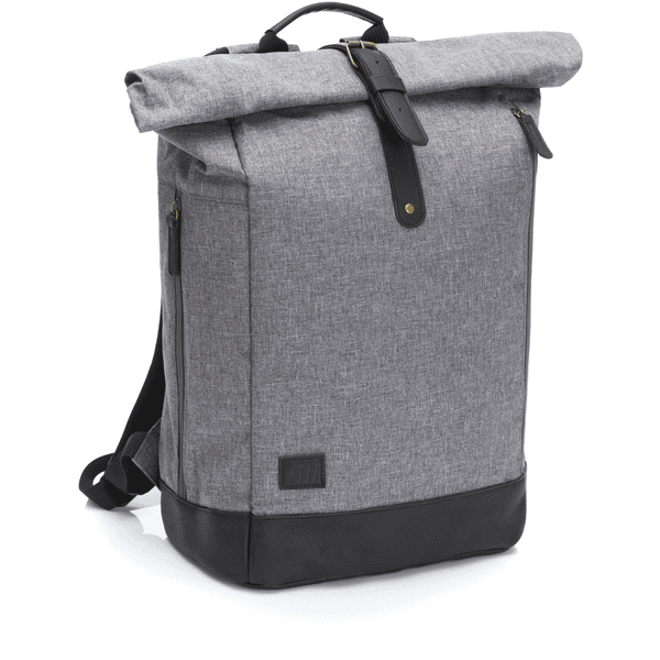 Fillikid  Plecak do przewijania Rolltop Berlin szaro-czarny