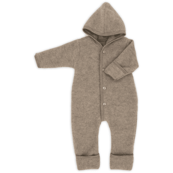 Engel Baby-Overall walnuss melange