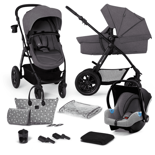 Kinderkraft Kombikinderwagen 3 in 1 XMOOV dark gray