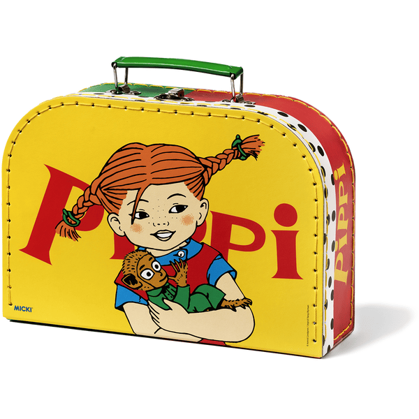 Pippi Langstrumpf Pippi matkalaukku, 25 cm, keltainen
