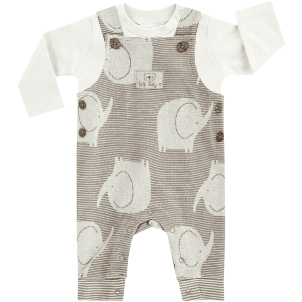 JACKY Romper set BABY ON TOUR kremowy wzorzysty 